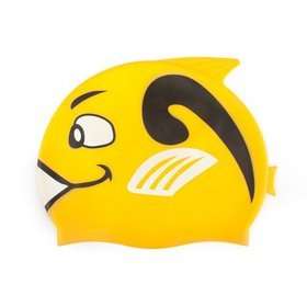 GOGO Silicone Swim Cap / Swimming Cap for Kids, Cartoon - Yellow ...