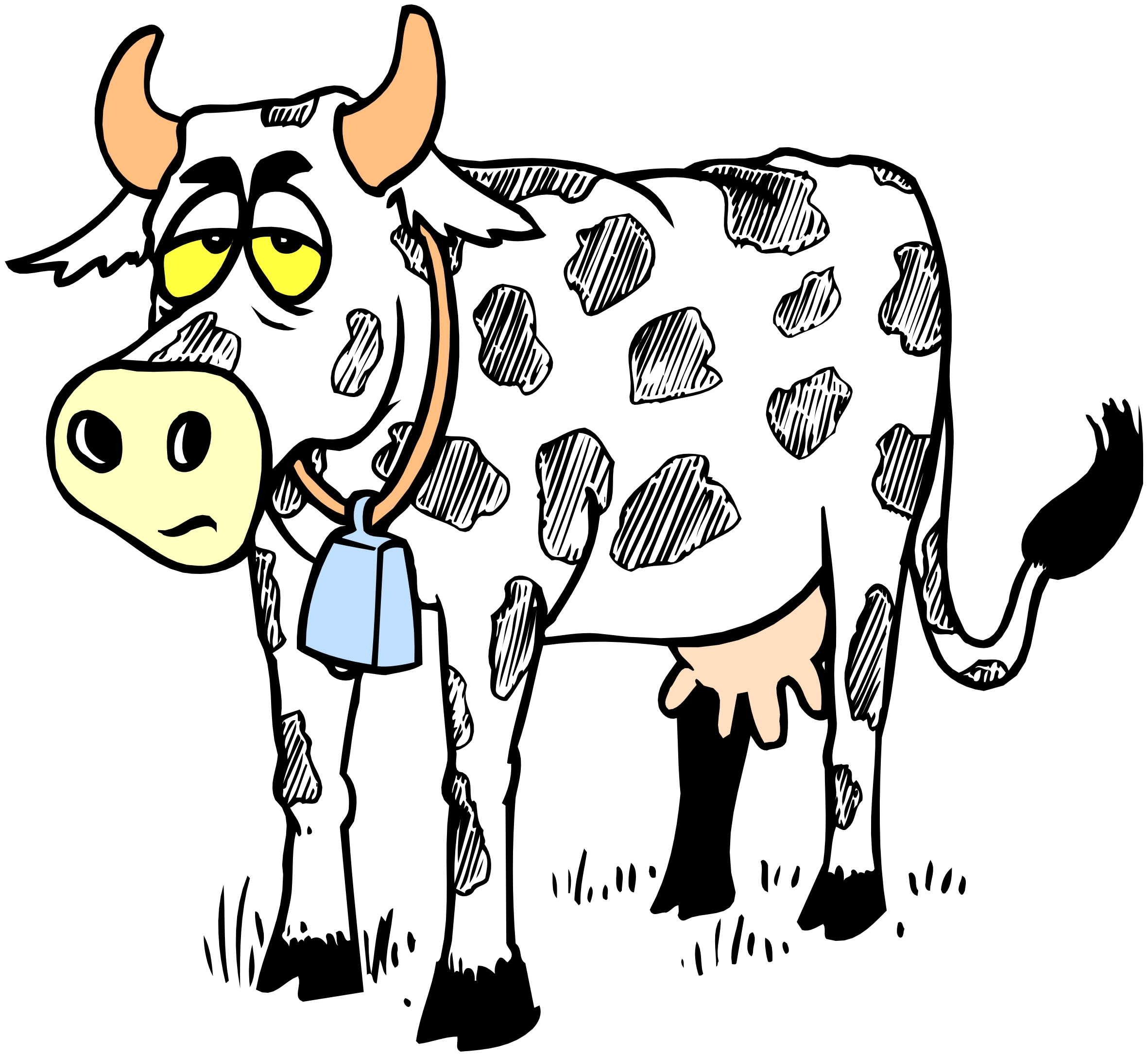Грустная корова