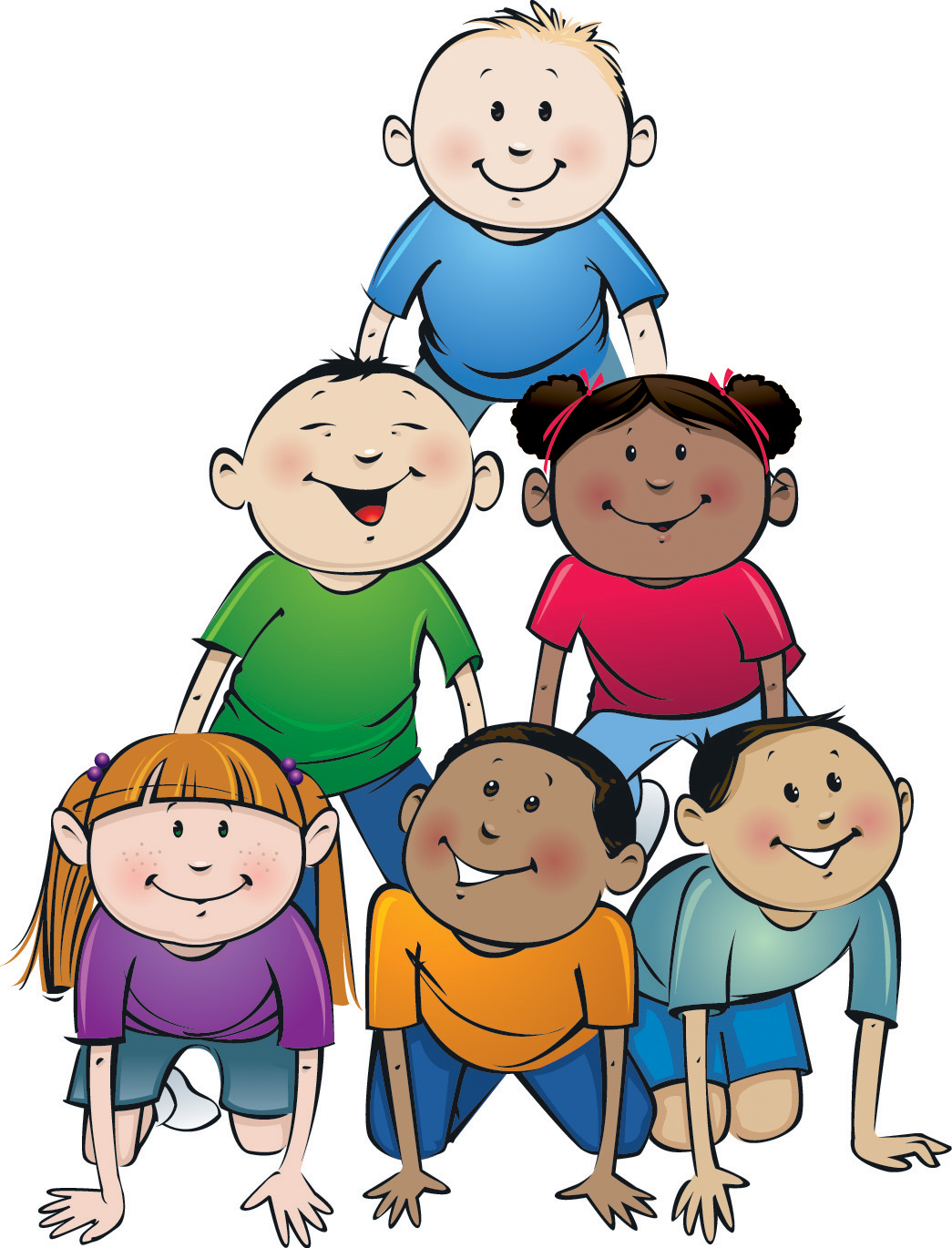 Sunday school children clipart