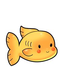 Cute little fish clipart