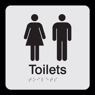 Male&Female Toilet Braille Sign : Engraving services co