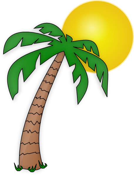 Cartoon Palm Tree Clipart