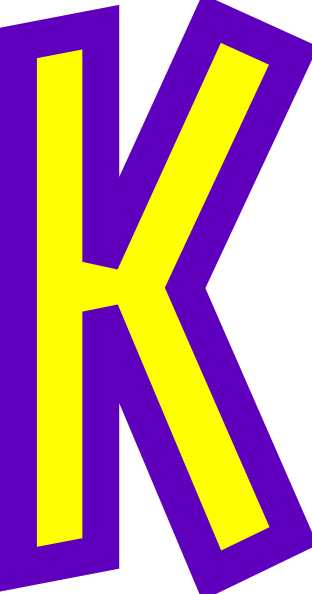 Letter k clipart free