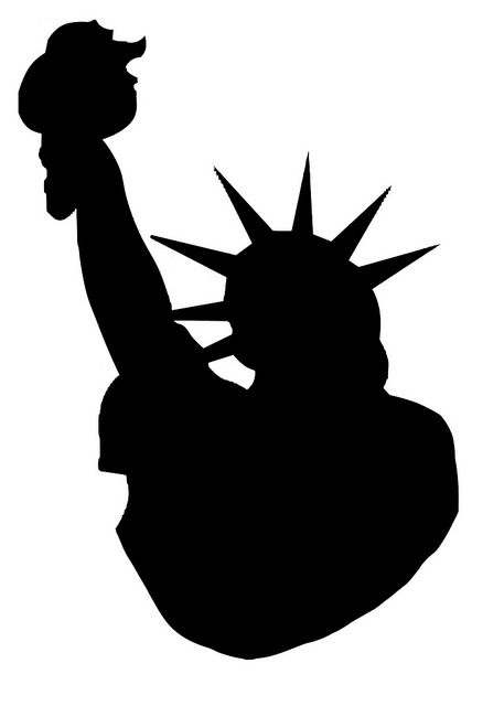 Statue Of Liberty Silhouette Clipart