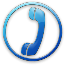 Blue Phone Symbol - ClipArt Best