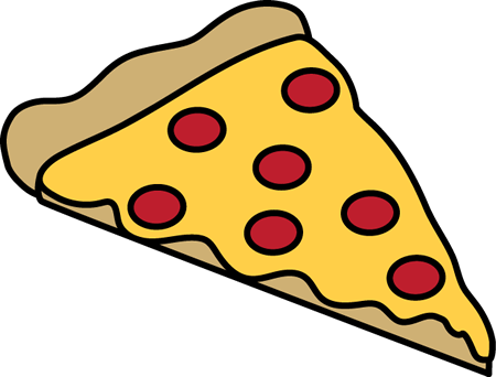 Piece of pizza clipart