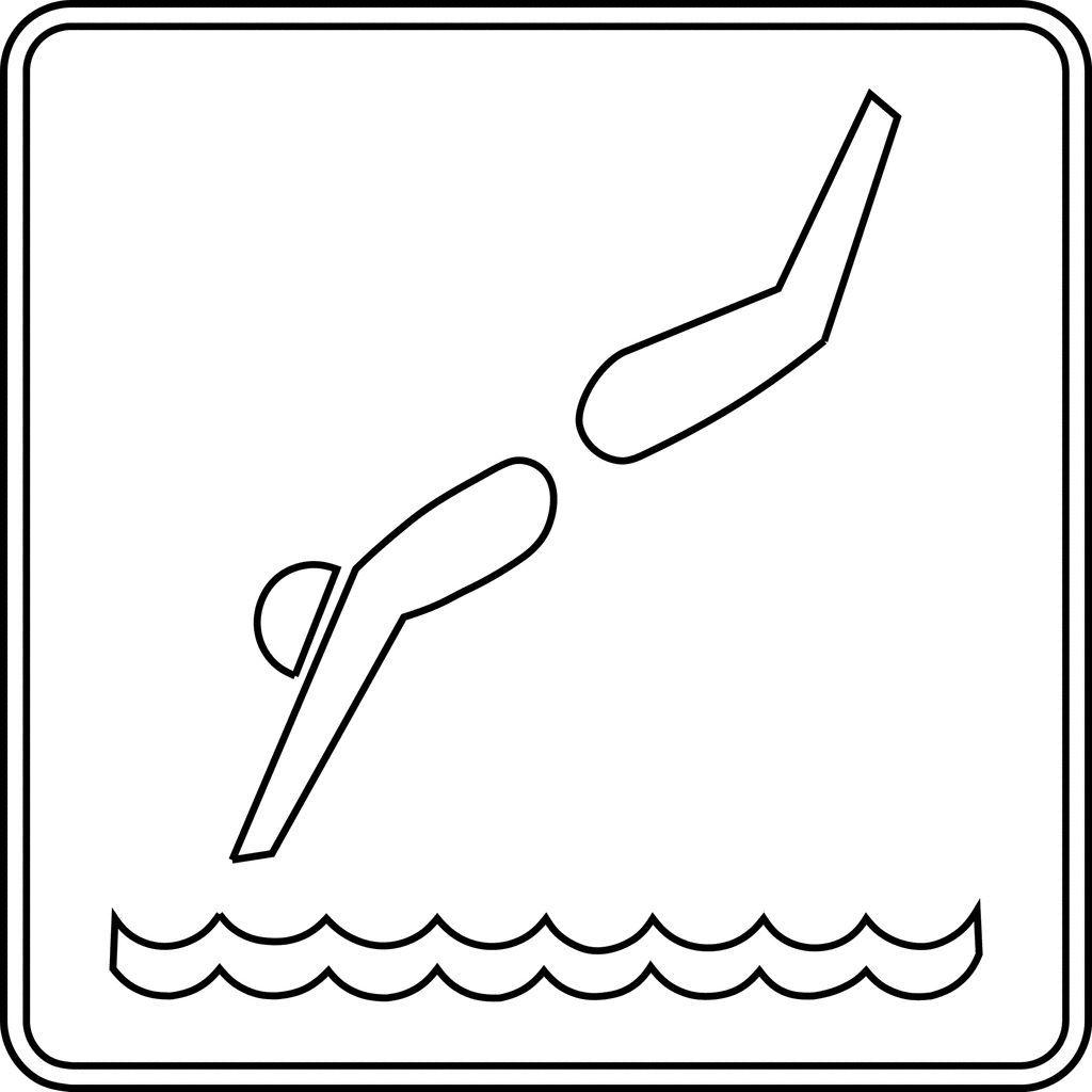 Dive Outline - ClipArt Best