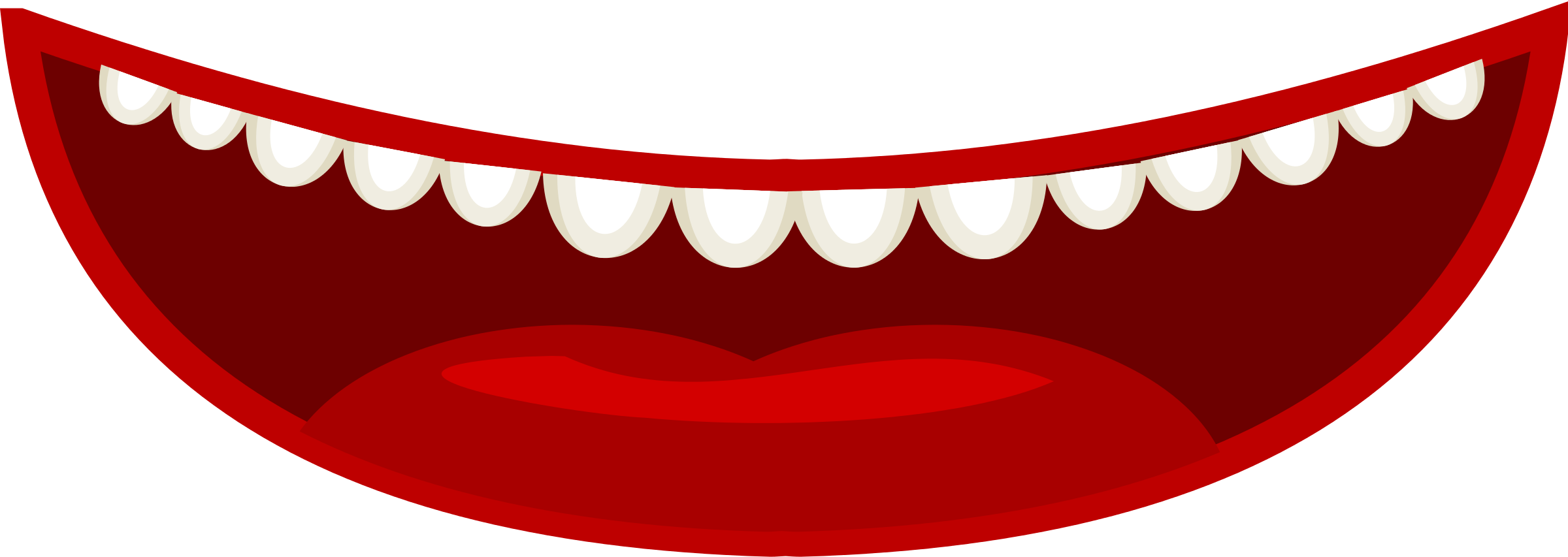 laughing mouth cartoon