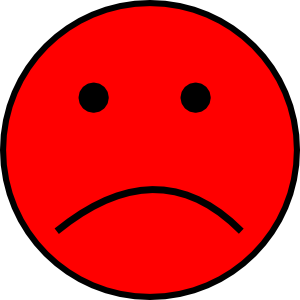 Free clipart unhappy face