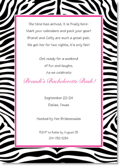 Animal Print Invitations - Cheetah Print Invites & More