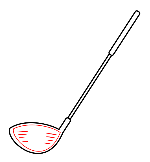 Crossed Golf Club Clipart