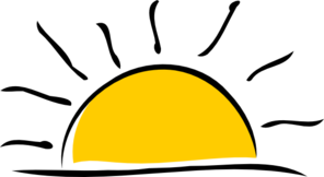 Sunset Logo Clipart