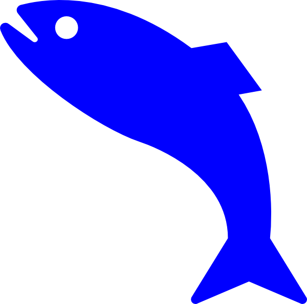 Blue Fish Clip Art - Free Clipart Images