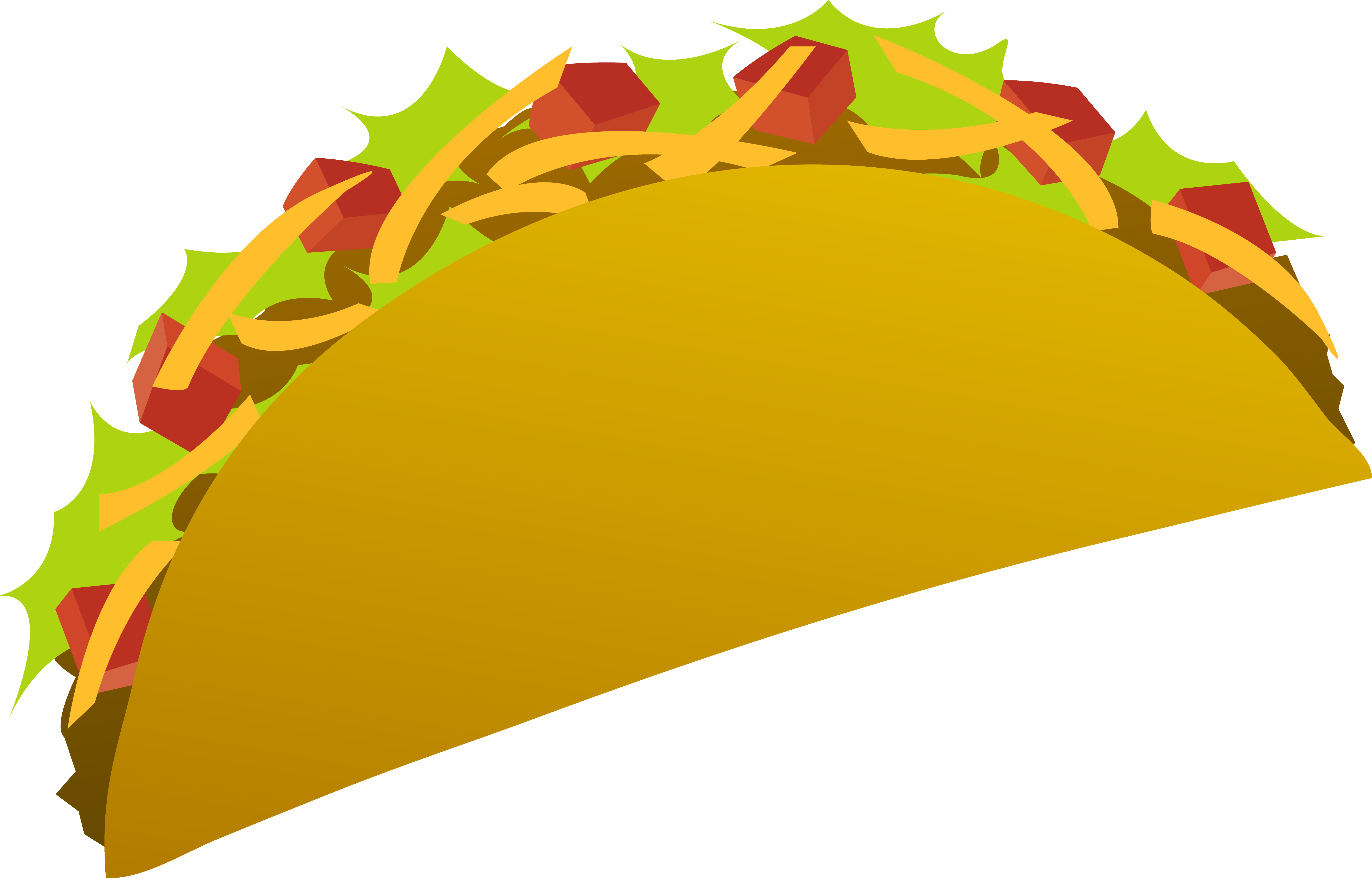 Taco cartoon clipart