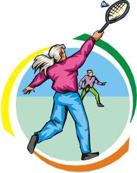 Clipart Of Badminton