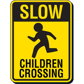 Slow Children Crossing Sign