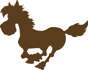 Horse Silhouette Clipart Image - clip art silhouette of a horse ...