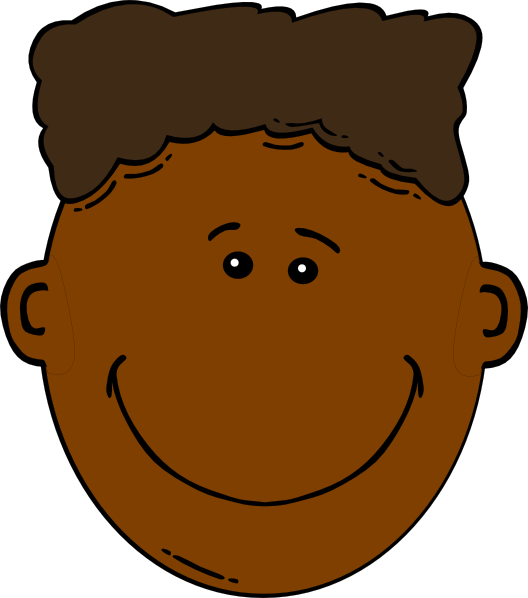 Boy smiley face clipart