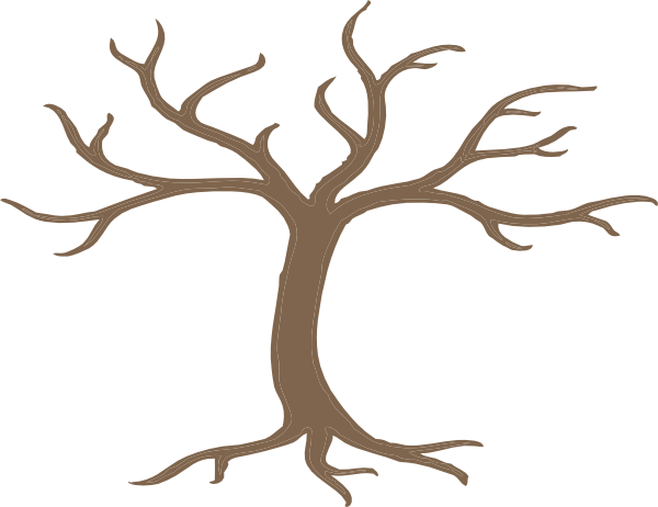 Brown Tree Trunk Clipart