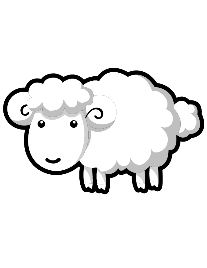 Coloring Book Pictures Of Sheep - Coloring Pages