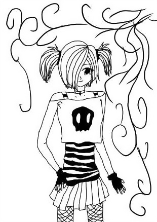 Emo Drawing - ClipArt Best