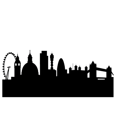 London skyline silhouette | London | Pinterest