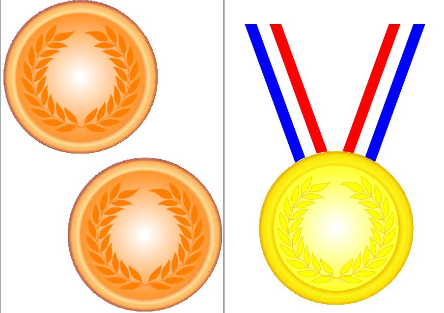 for olympic medals clipart - Free Clipart Images