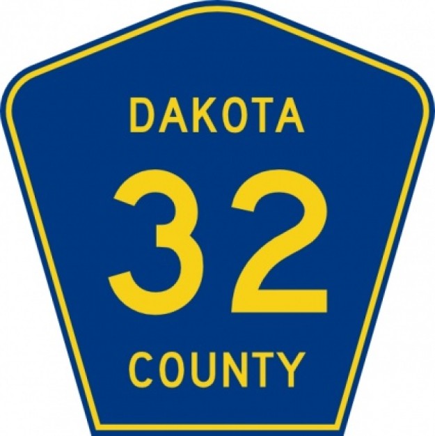 Highway Sign Dakota County Route 32 clip art Vector | Free Download