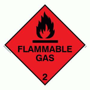 flammable gas from Safety Sign Supplies