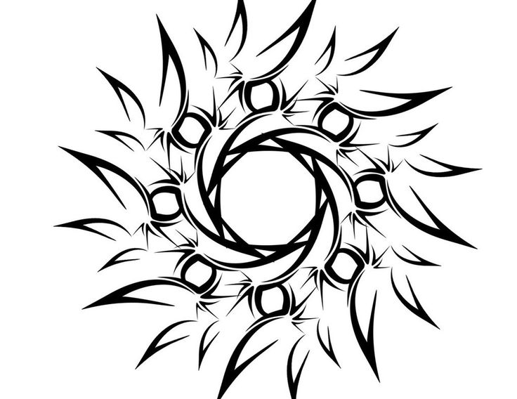 Tribal Flower Tattoos | Tribal ...