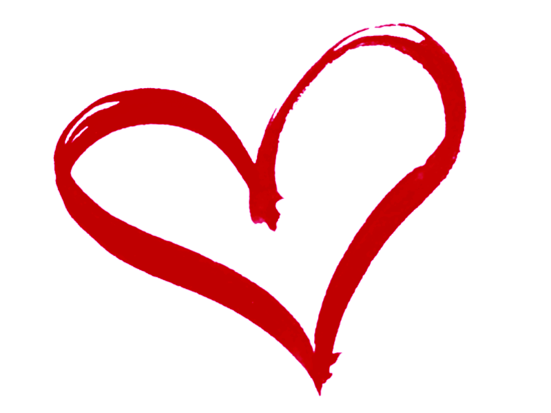 Free clipart of heart outline