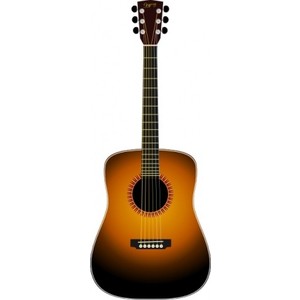 Acoustic Guitar clip art Vector clip art - Free vector for f ...