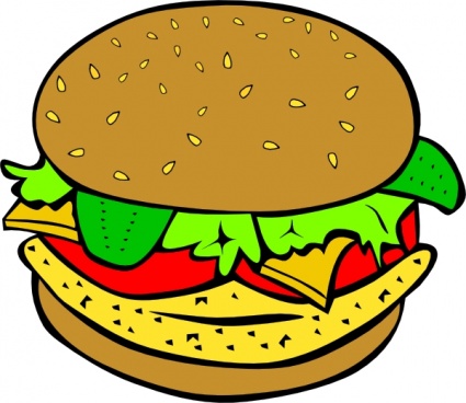 Fast Food Lunch Dinner Ff Menu clip art vector, free vector ...