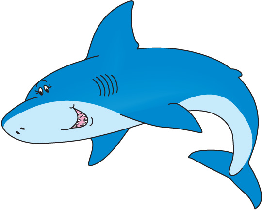 Shark Clipart craft projects, Animals Clipart - Clipartoons