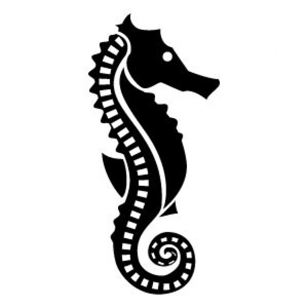 Seahorse Silhouette Clipart