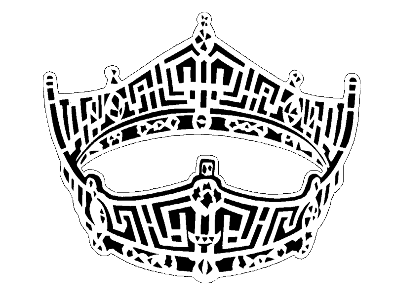 Miss america crown clipart