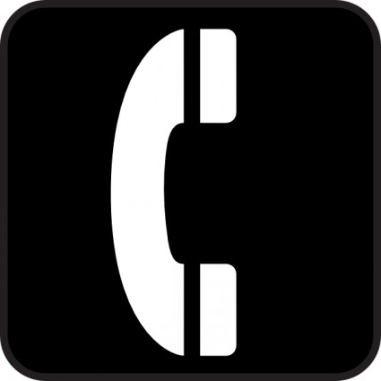 Free clipart telephone symbol