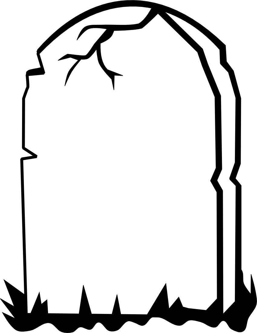 Blank tombstone clipart - ClipartFox