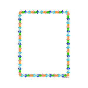Printable Puzzle Pieces Border Paper or Clip Art Frame - Polyvore