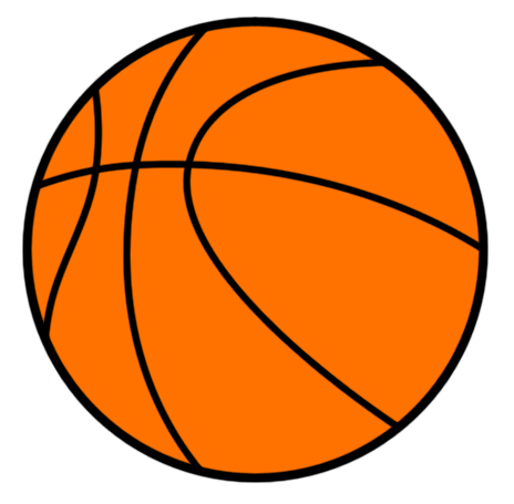 Youth basketball clipart