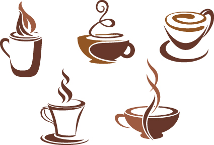 Vector Coffee icons design elements 01 - Food Icons free download