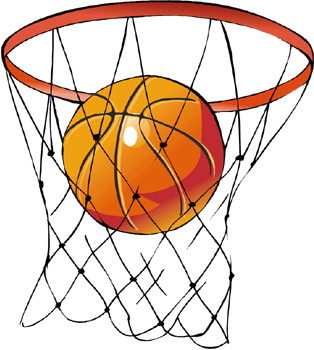 Clipart basketball court