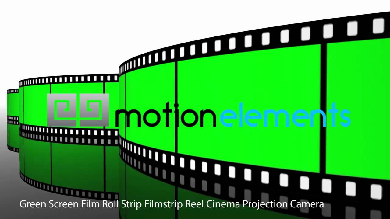 Green Screen Film Roll Strip Filmstrip Reel Cinema Projection ...