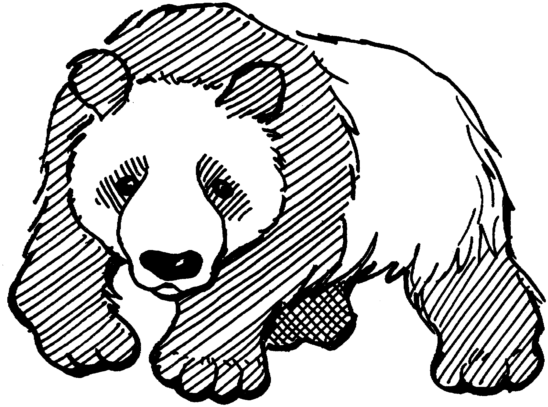 Free Panda Bear Coloring Pages Colouring Book 5 #16220 | Nest ...