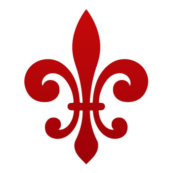 Vinyl Decal Sticker Religion Fleur de Lis Symbol Crown King ZK6KR ...