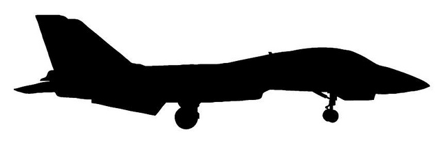 Fighter Jet Silhouette Sideview 3 (Small) | Flickr - Photo Sharing!