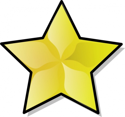 Star Yellow Shapes Stars Gold Shape vector, free vectors