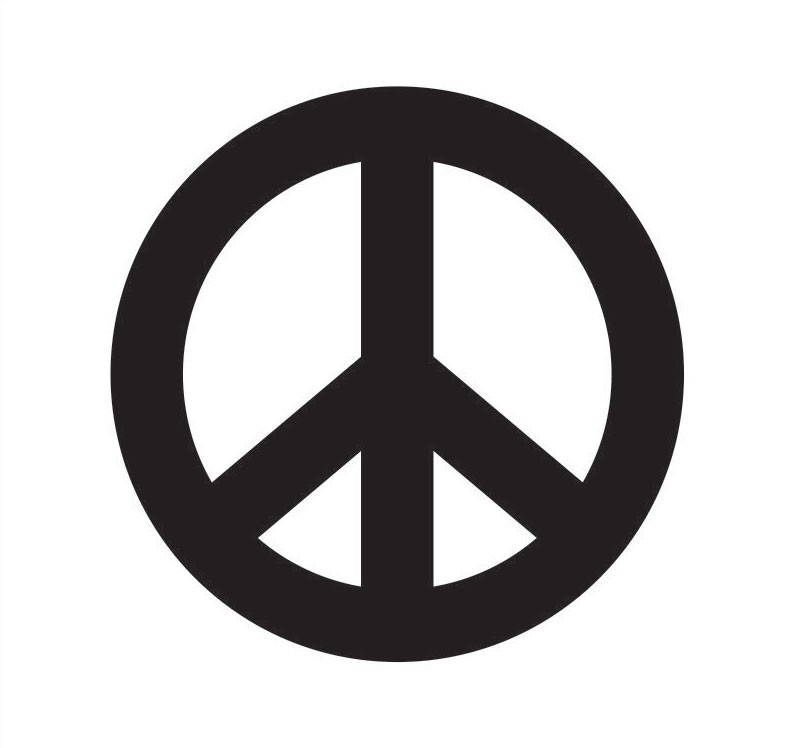 Peace Sign Stencils ClipArt Best