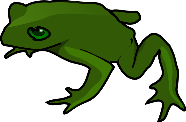 Frog clip art Free Vector