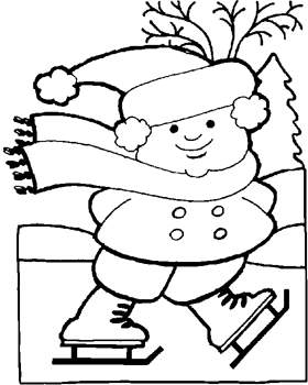Winter Coloring Pages, Fun Winter Images to Color